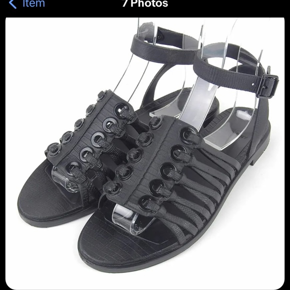 Givenchy Gladiator Rubber sandals Black 36 - Picture 1 of 4